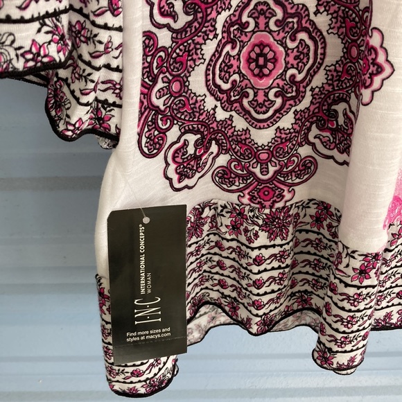INC International Concepts NEW W/ TAG SZ 2XL Sweet Meadow Shirt Top Blouse - Picture 7 of 8